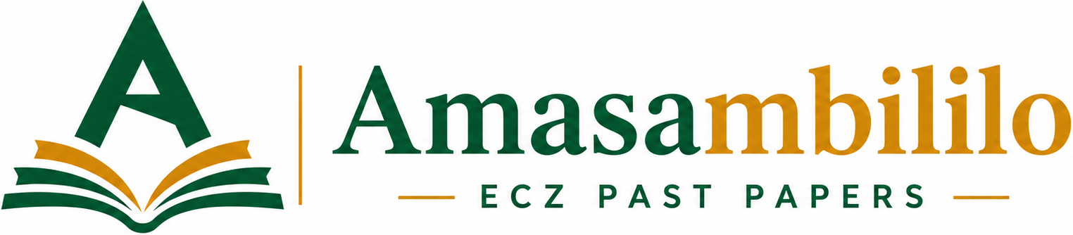 Amasambililo ECZ Past Papers